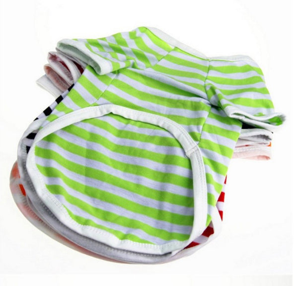 Summer Cotton Stripe T-Shirt