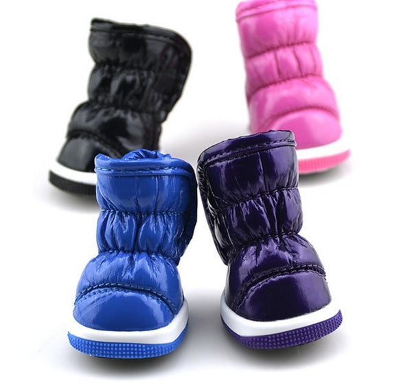 Winter Ruffle Soft Leather Winter Boots