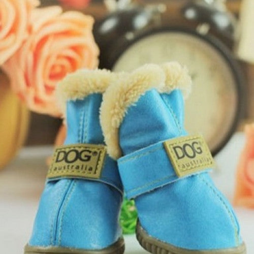 Waterproof Slip Resistant Teddy Dog Shoes